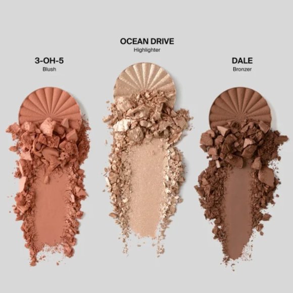 OFRA MINI MIX FACE PALETTE BIENVENIDOS A MIAMI (blush, highlight, bronzer) NEW - Picture 4 of 14